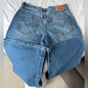 Levi’s Baggy Wide Leg Women's Jeans - Blue